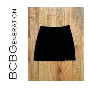 BCBGeneration | Black Skirt with Front Slit | Size 2